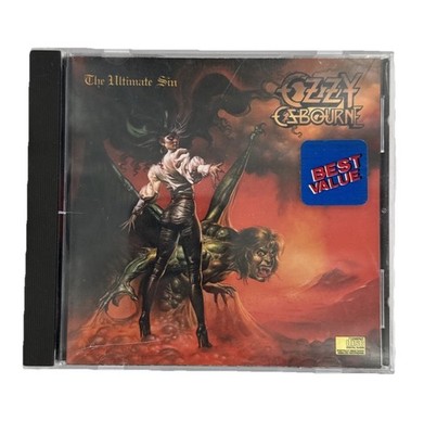 Ozzy Osbourne Ultimate Sin CD Early Pressing 1986