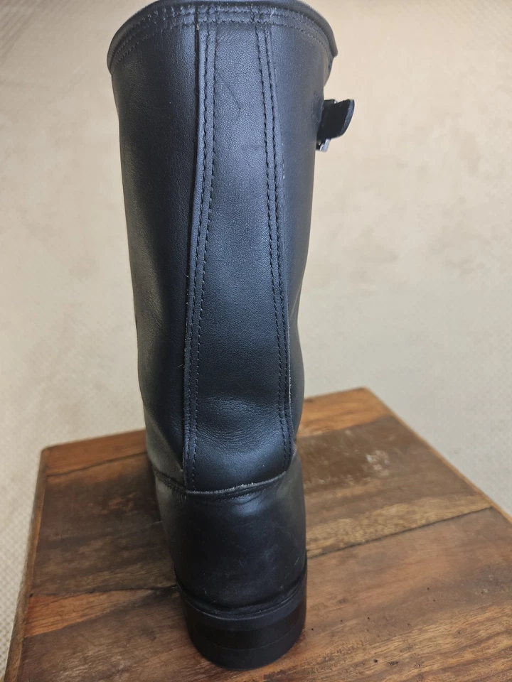 Botas de ingeniero Harley Davidson negras para hombre dedos de acero talla 10 M excelentes... Foto 3 de 4