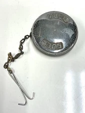 *USED*OLD WOOD BOAT CHROME FUEL / GAS CAP~2” NPT~CENTURY~CHRIS CRAFT~3-3/8"OD(B)