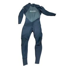 Xcel Icon 4.3mm Full Wetsuit Mens Medium Black Grey Back Zip MX43XA02 Surfing