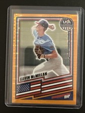 2026 Panini Stars & Stripes USA Baseball Gavin McMillan Orange Pulsar /249