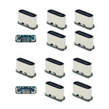 2pc DIY Solder Type-C Female Socket Connector Replace Micro-USB