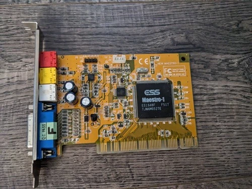 Rare Sound Card ASUS 3DexPlorer PCI-AXP201 Rev 1.02 ESS Maestro-1