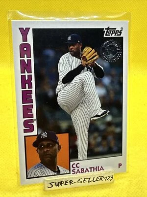 2019 TOPPS - CC SABATHIA / New York Yankees Pitcher - 35th Anniversary '84 #84-7 - Bild 1 von 3