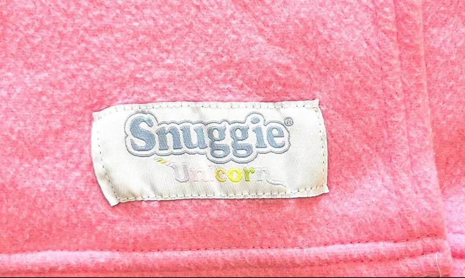 Manta con Capucha Snuggie Rosa Unicornio 50"x36" Foto 4 de 4