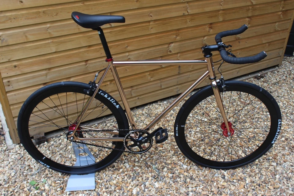 WLKIE - Copper 55cm Single Speed Freiläufe Rennrad Fixed Gear Fixie Neu - Bild 3 von 4