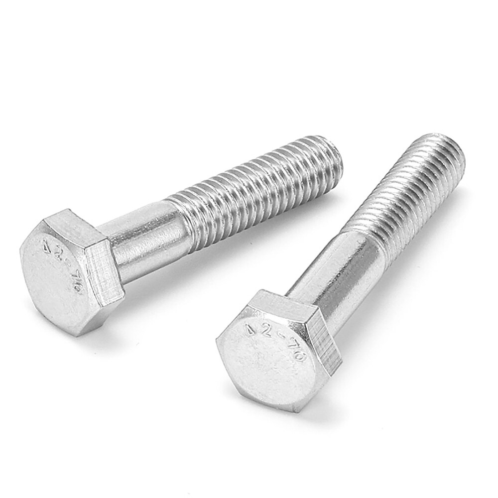 M6 X 12mm Hex Bolts | Phillips Head Screws | Silver Tone Metal Fasteners 10pcs