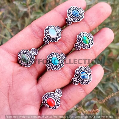 Coral Mix Gemstone 925 Sterling Silver Plated Wholesale Lot