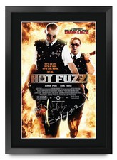 for Simon Pegg Fan Hot Fuzz Comedy Printed Autograph Framed Picture A3 Poster