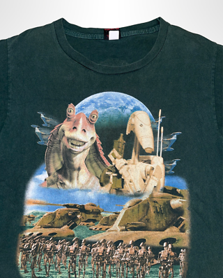 Vintage 1999 Star Wars Phantom Menace Jar Jar Battle Droids Naboo