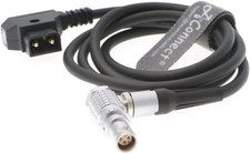 Red Scarlet-Epic-Cable-Dtap-Flexible D Tap to Right Angle 1B 6 Pin Female Power