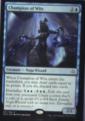 Champion of Wits - Hour of Devastation: #31, Magic: The Gathering Nm R75