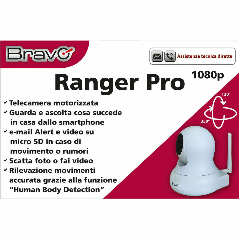 Bravo Ranger Pro: Recensione Telecamera Wi-Fi Motorizzata per Interni