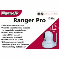 Telecamera IP di Videosorveglianza Wireless da Interno BRAVO RANGER PRO