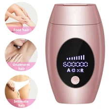 Professional 8 Modes Flash Laser Epilator IPL Full Body Hair Removal Device Pink