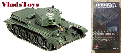 BTC Models 1:72 3D Metal Model Kit British Cromwell (Cruiser Mk.VIII) Tank XT-2