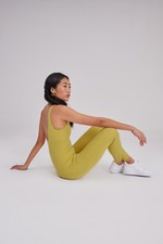 Girlfriend Collective Pear Scoop Yellow Unita...