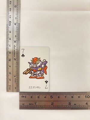SDVA7弾カード SD Gundam ZZ Gundam Amada Playing Card Vintage Deformed From Japan