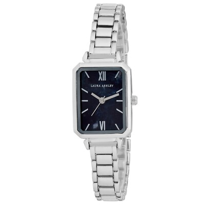 Laura Ashley Women's 21mm Tank Case Bracelet Watch (LA2079) | eBay