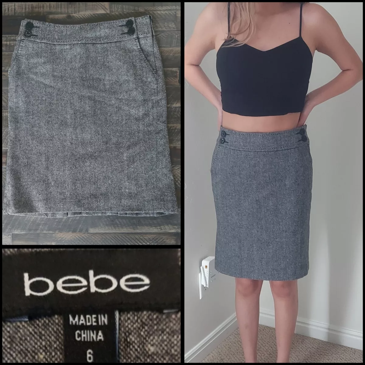 Grey pencil top skirt 3t