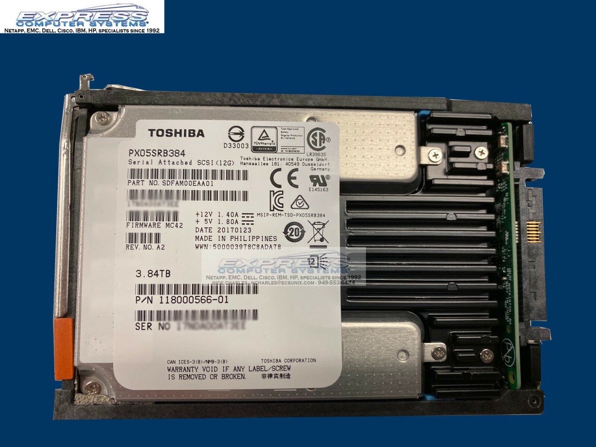 EMC Unity 005052379 3.84TB 2.5