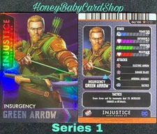 Injustice Arcade Series 1 Out of Print Card 4 Insurgency Green Arrow Holofoil
