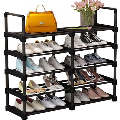 Shoe Rack Organizer 20-24Paare Lagerung stapelbar abnehmbar Schrank Schlafzimmer