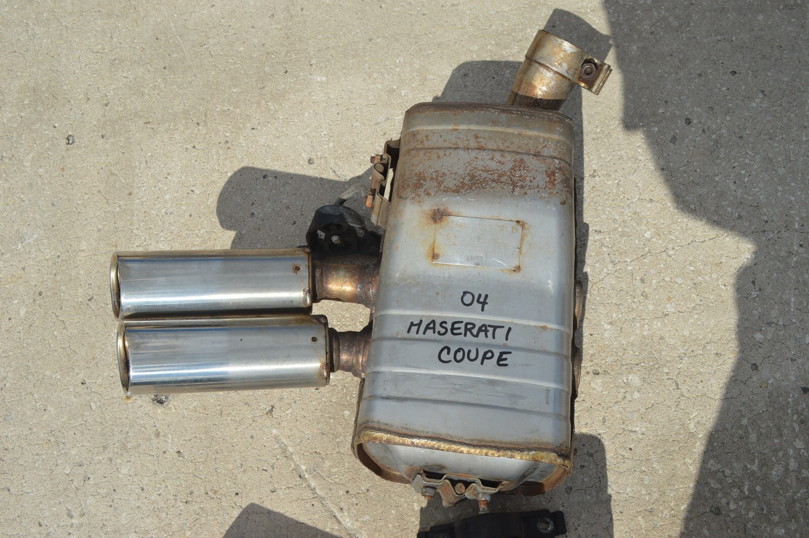 2004 M138 MASERATI GT COUPE LEFT & RIGHT  MUFFLER EXHAUST PAIR
