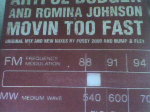 Artful Dodger and Romina Johnson - Movin' Too Fast 2000 CD single-free post