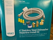 Smart Choice 6' Stainless Steel Dishwasher Waterline Installation Kit (NEW)