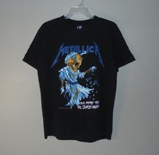 1994 Metallica Giant Doris Lady Liberty Tips Her Scales Pushead Vintage Shirt L
