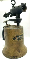 Vintage CRAFTSMAN Tools Brass Blow Torch Wooden Handle Copper Soldering Welding