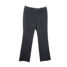 Ann Taylor Gray Pinstripe Trousers NWT Size 8 Gray Stripe Dress Pants