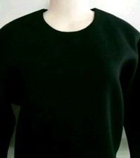 EVERLANE BLACK SCUBA Long Sleeve Dress Sz XS (Actual Sz XS-S) NWOT.Rare sold out