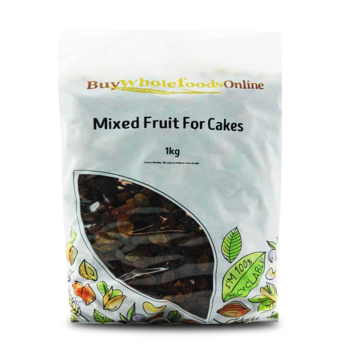 Mixed Fruit For Cakes 1kg | BWFO | Free UK Mainland P&P