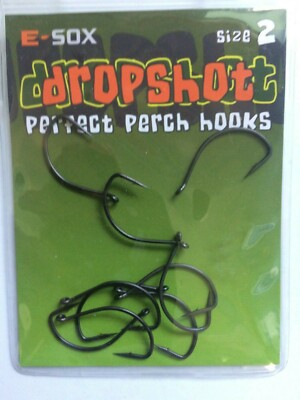 DRENNAN E SOX DROP SHOT PERFECT PERCH HOOKS in SIZES 1,2 4 OR 6 