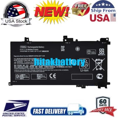 63.3Wh TE03XL Battery for HP HSTNN-UB7A TPN-Q173 AX020TX 15-AX033TX TE04XL 15.4V