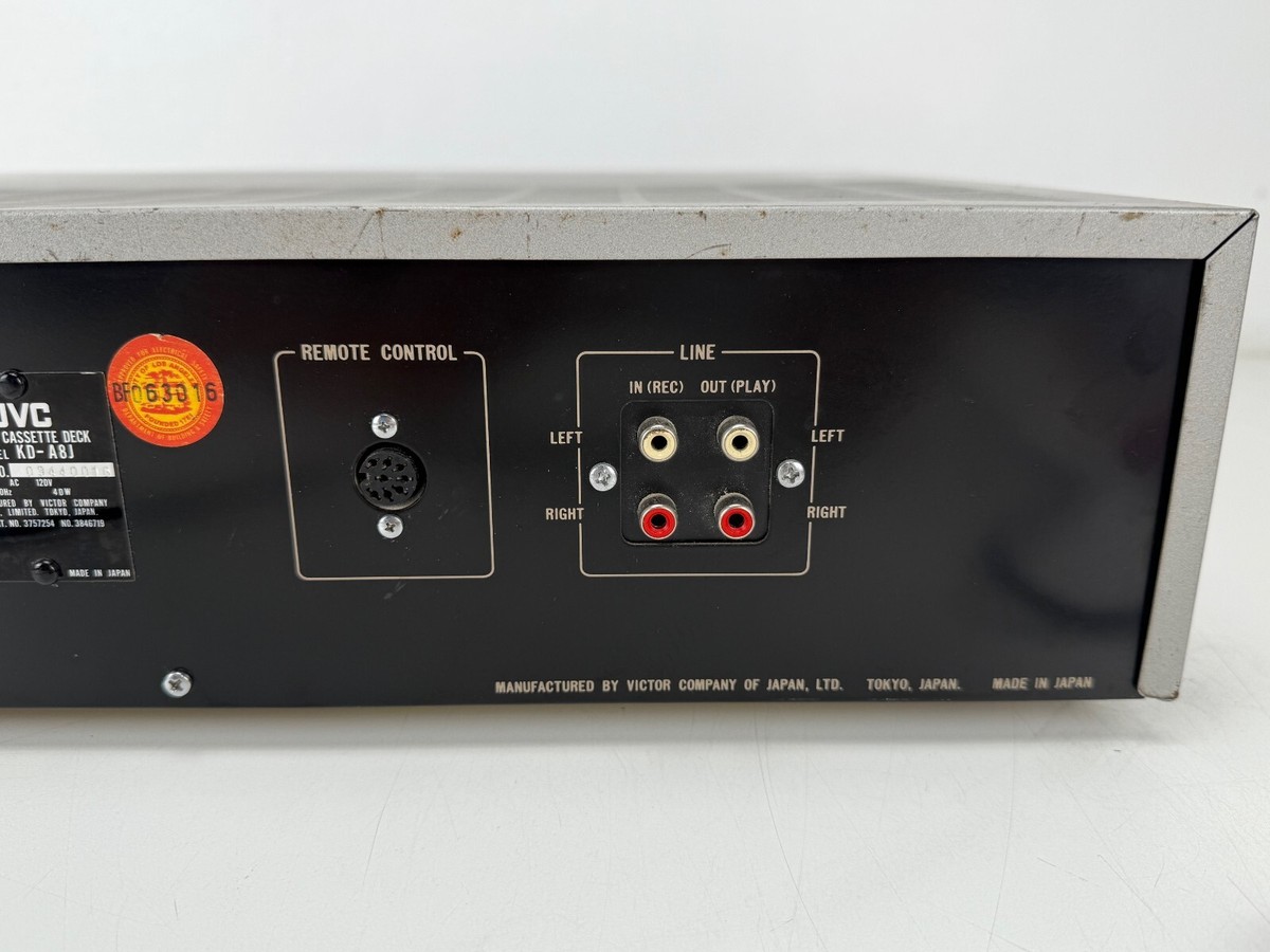 JVC KD-A8 Stereo Cassette Deck 110V! | eBay