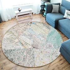 3D World Map Poster NAO8978 Game Rug Mat Elegant Photo Carpet Mat Fay