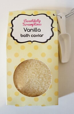 Schön lecker Vanille Bad Kaviar, weiche & glatte Haut, 70g