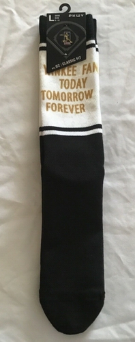 Yankees GERRIT COLE #45 Yankee Fan Today Tomorrow Forever Socks Shoe Sz ...