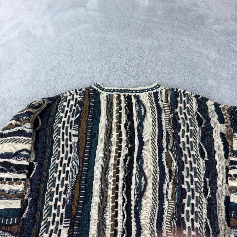 COOGI Australia Knit Vintage Multicolor Sweater Wool Men’s Size S - Image 2 of 4