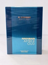 AL HARAMAIN AMBER OUD AQUA DUBAI MEN EXTRAIT DE PARFUM SP 2.5 OZ / 75ML