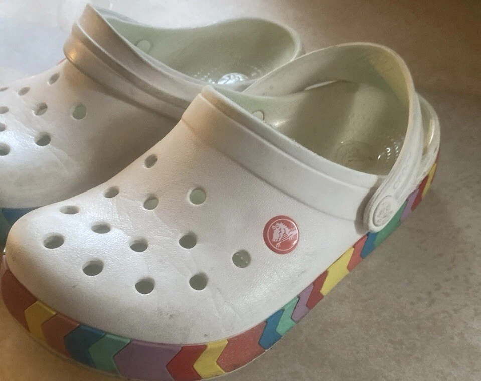 crocs white size 3