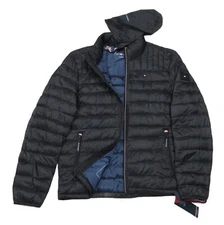 Tommy Hilfiger Men's Black Quilted Packable Puffer Jacket $195
