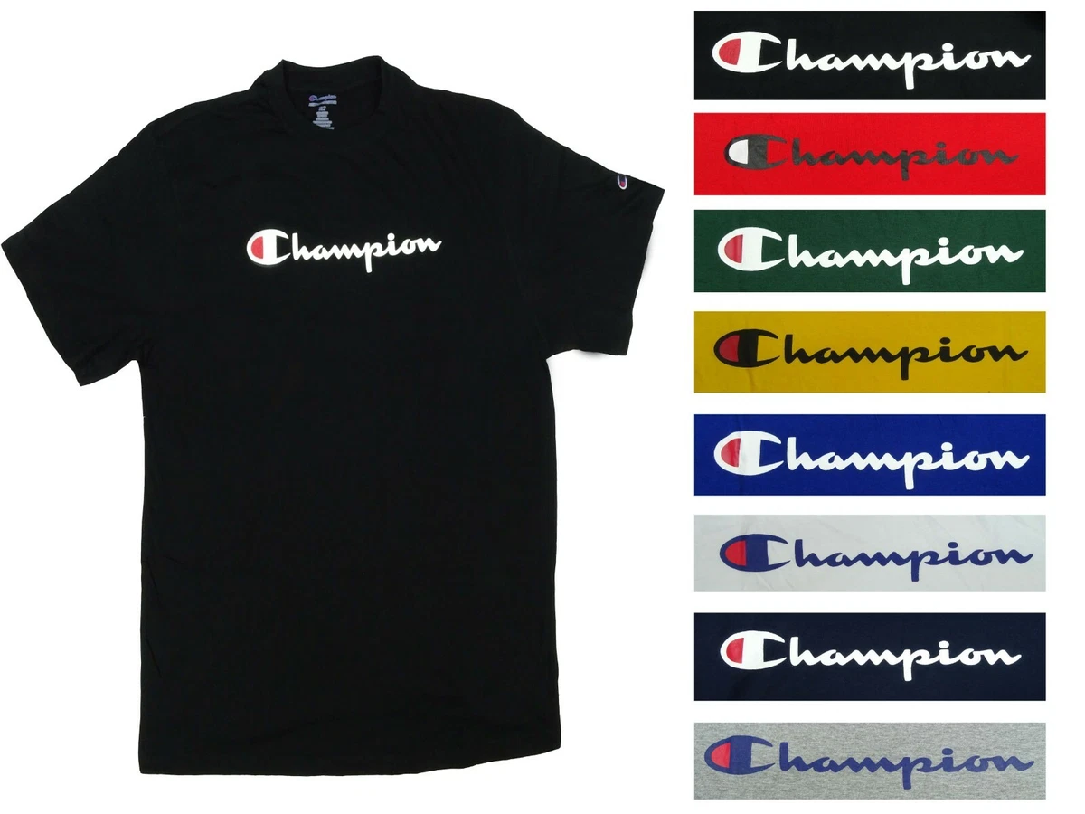 Champion Men Logo Graphic T-Shirt  Champion clothing, Man logo, T