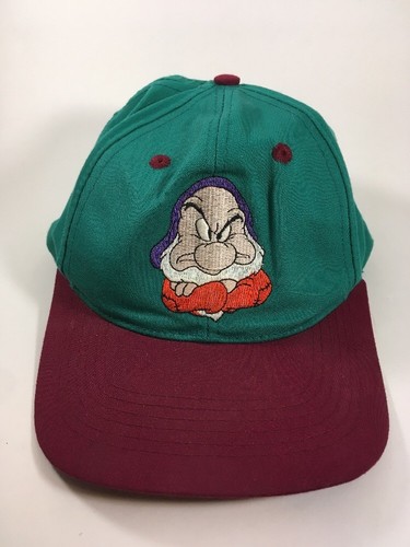 Vintage Grumpy Hat Cap Youth Snow White 