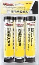 LUMAX LX-1901 Amber Multi-Purpose Lithium Grease Cartridge Pack of 3