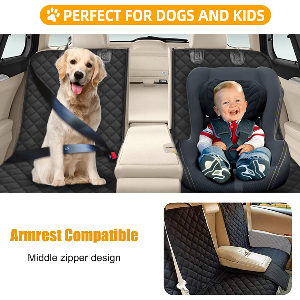 Dog Seat Cover for Back Seat, Durable Dog Car Seat Protector for Trucks