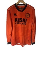 Millwall FC 2023/24 Errea Third Shirt Large Long Sleeve #18 Shirt 30 Years Den